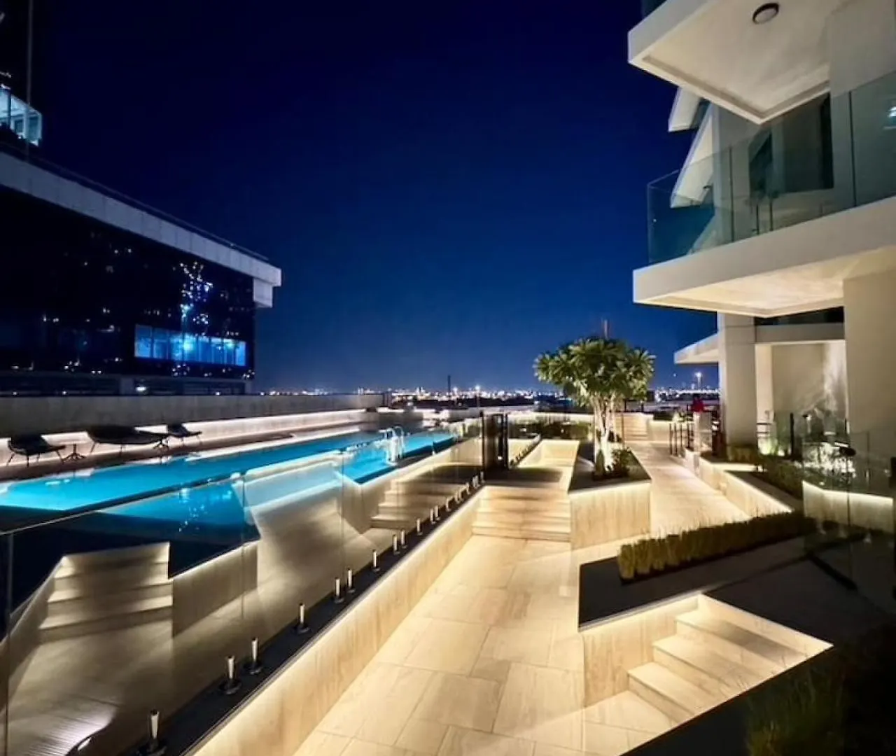 דובאי Deluxe 2Br Canal View City Infinity Pool